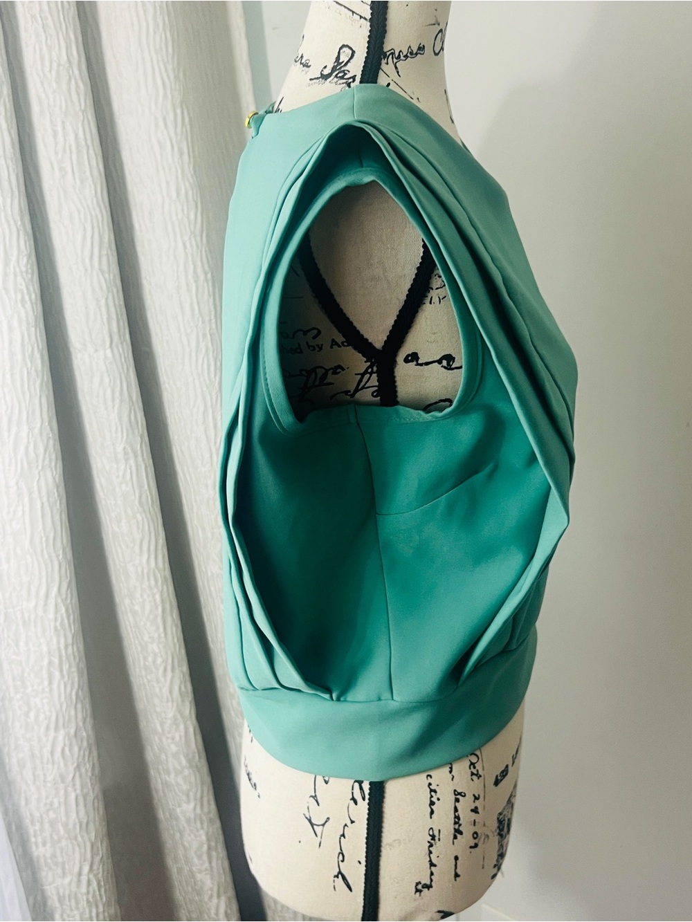 Women’s Pleated Festival Ready Sleeveless Top in Mint Green - Picture 3 of 10